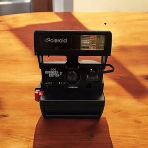 Vintage Polaroid 600 Business Edition Instant Camera - Black